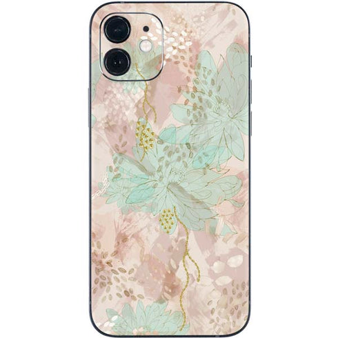 Floral Shadows iPhone 12 Skin