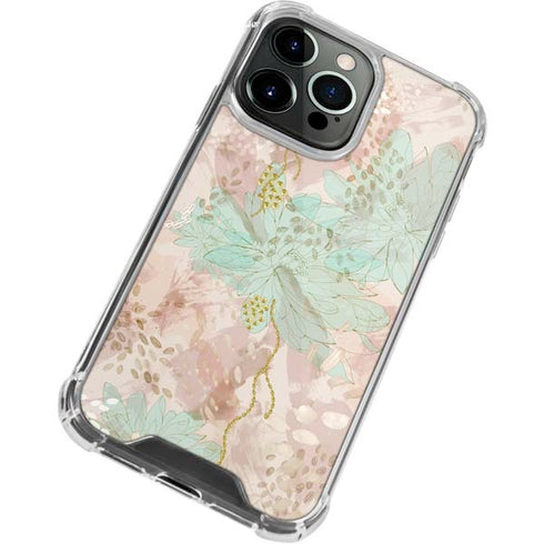 Floral Shadows iPhone 13 Pro Clear Case