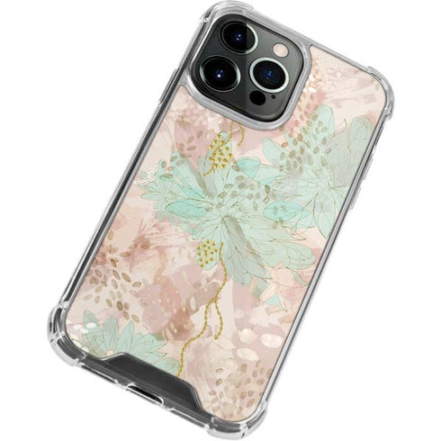 Floral Shadows iPhone 13 Pro Max Clear Case