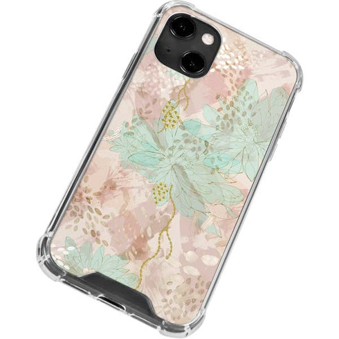 Floral Shadows iPhone 14 Clear Case