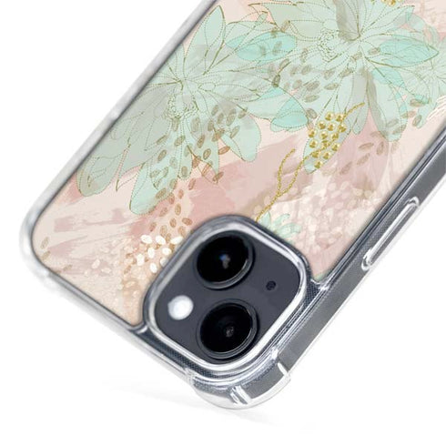 Floral Shadows iPhone 15 Plus MagSafe Case