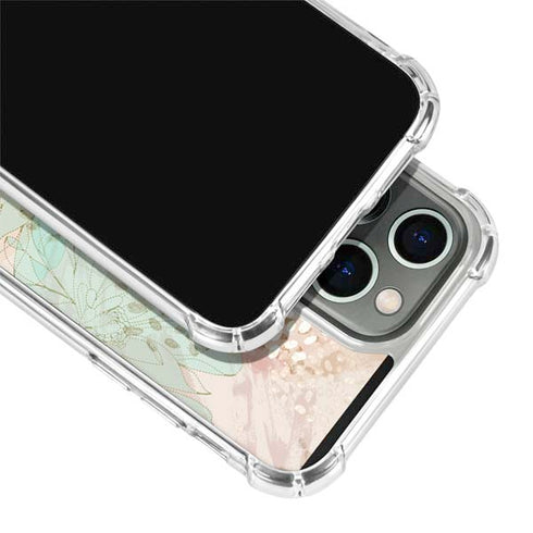 Floral Shadows iPhone 15 Pro Clear Case
