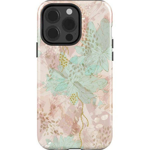 Floral Shadows iPhone 15 Pro Impact Case