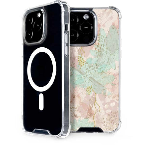 Floral Shadows iPhone 15 Pro MagSafe Case