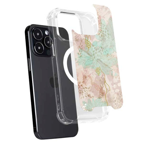 Floral Shadows iPhone 15 Pro Max MagSafe Case