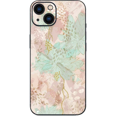 Floral Shadows iPhone 14 Skin