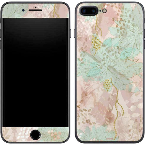 Floral Shadows iPhone 8 Plus Skin