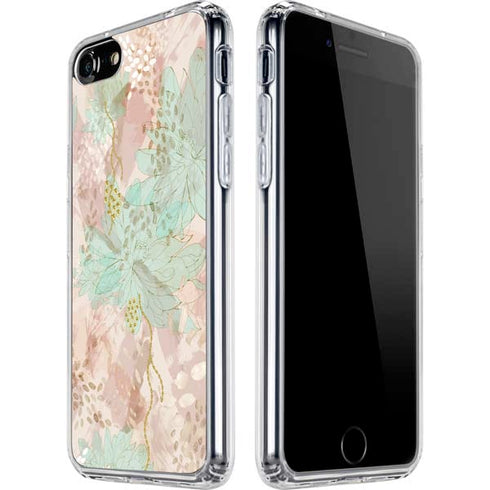 Floral Shadows iPhone SE (2nd & 3rd Gen) Clear Case
