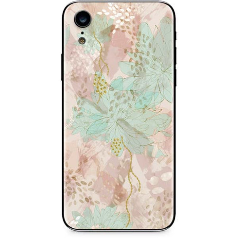 Floral Shadows iPhone XR Skin