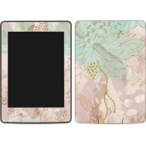 Floral Shadows Amazon Kindle Skin