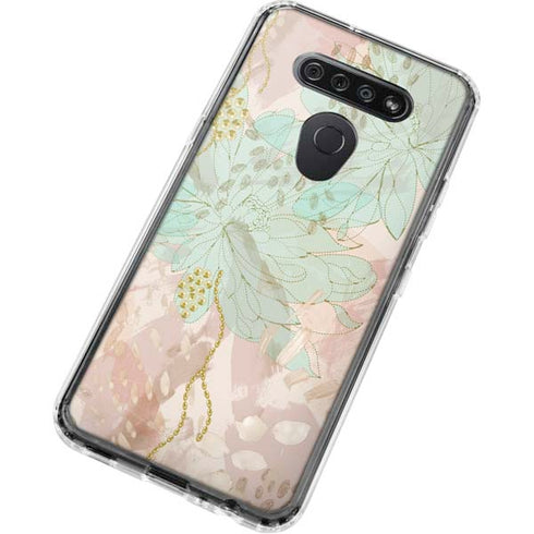 Floral Shadows LG K51/Q51 Clear Case