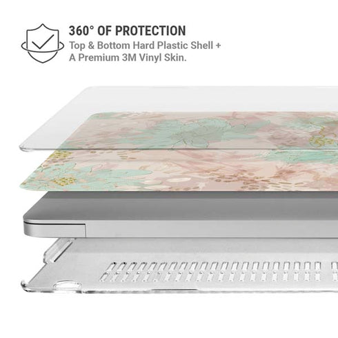 Floral Shadows MacBook Air 13in M1 (2021) Case plus Skin