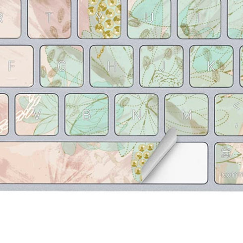 Floral Shadows Magic Keyboard Skin