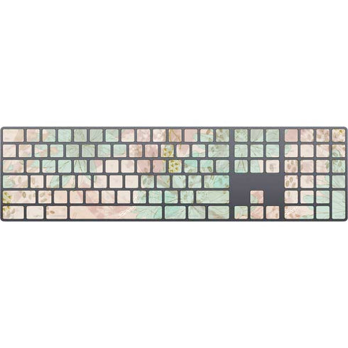 Floral Shadows Magic Keyboard with Numeric Keypad Skin