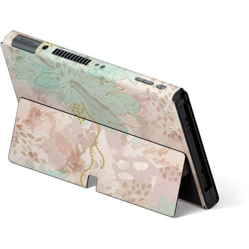 Floral Shadows Nintendo Switch OLED (2021) Skin