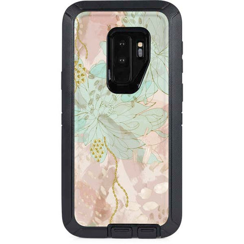 Floral Shadows Otterbox Defender Galaxy Skin