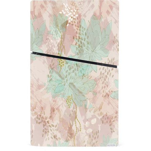 Floral Shadows PS5 Slim Digital Edition Bundle Skin