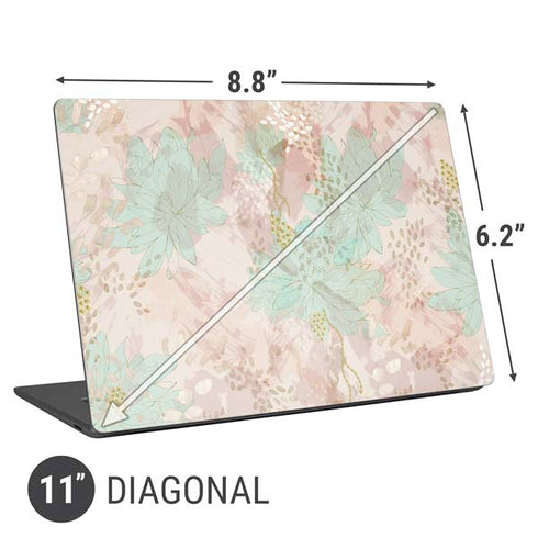 Floral Shadows Universal Laptop 11in (8.8 x 6.2in) Skin