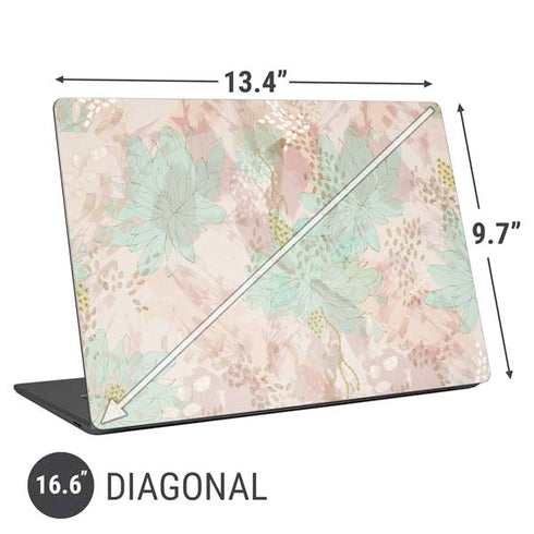 Floral Shadows Universal Laptop 16.6in (13.4 x 9.7in) Skin