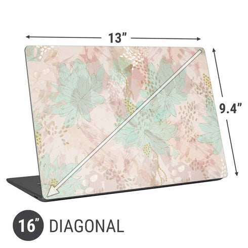 Floral Shadows Universal Laptop 16in (13 x 9.4in) Skin