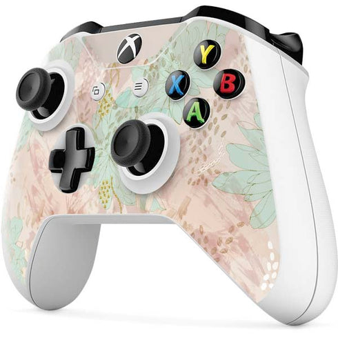 Floral Shadows Xbox One S Controller Skin