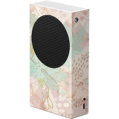 Floral Shadows Xbox Series S Console Skin