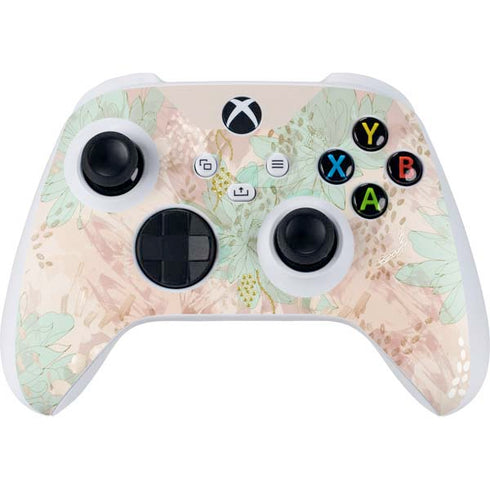 Floral Shadows Xbox Series S Controller Skin
