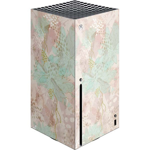 Floral Shadows Xbox Series X Console Skin