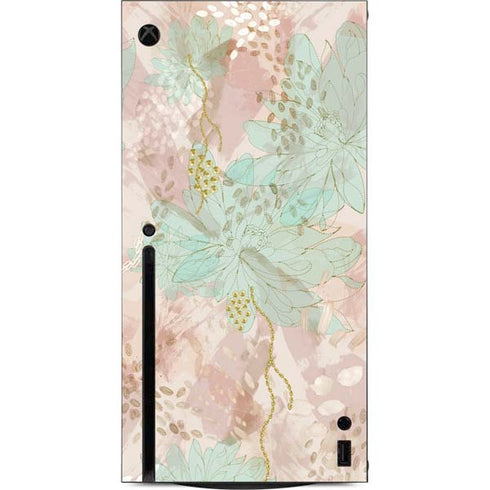 Floral Shadows Xbox Series X Console Skin