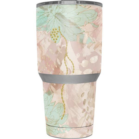 Floral Shadows Yeti 30oz Rambler Tumbler Skin