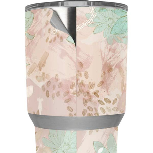 Floral Shadows Yeti 30oz Rambler Tumbler Skin