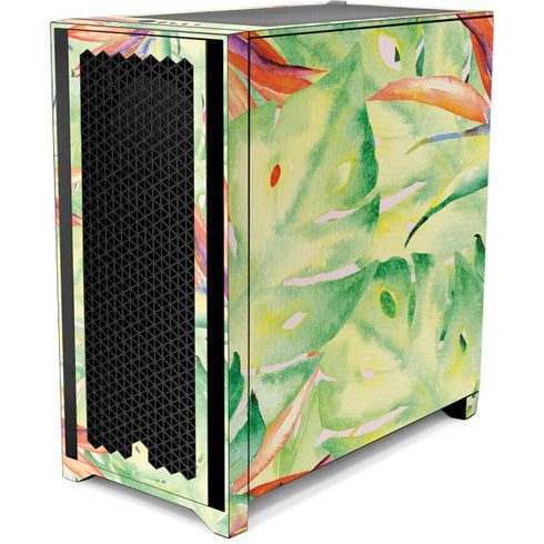 Floral Tropics Corsair 4000D Tempered Glass Mid-Tower ATX Case Skin