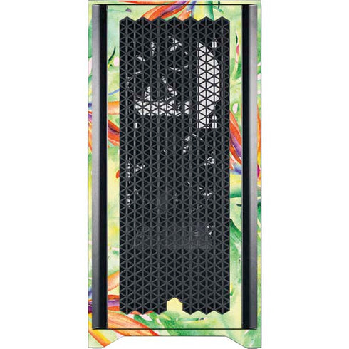 Floral Tropics Corsair 4000D Tempered Glass Mid-Tower ATX Case Skin