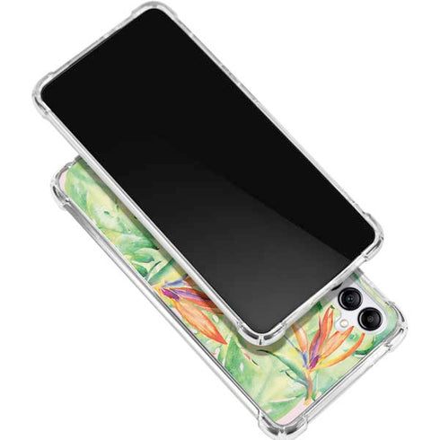 Floral Tropics Galaxy A15 5G Clear Case