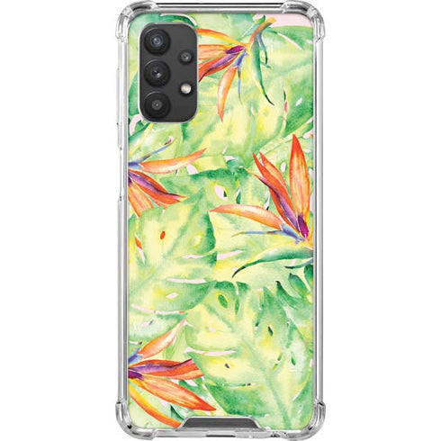 Floral Tropics Galaxy A32 5G Clear Case