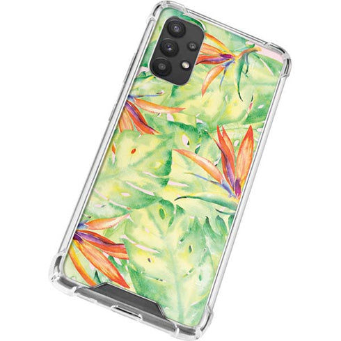 Floral Tropics Galaxy A32 5G Clear Case