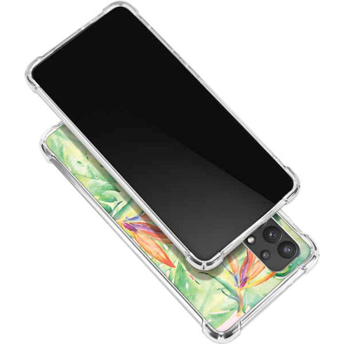 Floral Tropics Galaxy A32 5G Clear Case