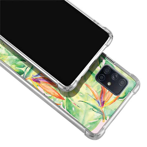 Floral Tropics Galaxy A51 5G Clear Case