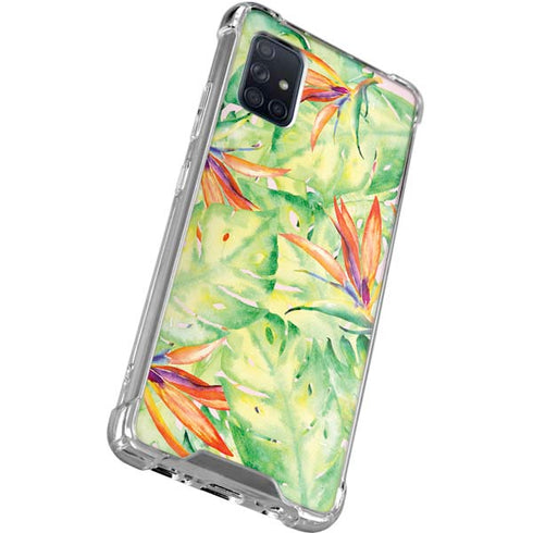 Floral Tropics Galaxy A51 5G Clear Case