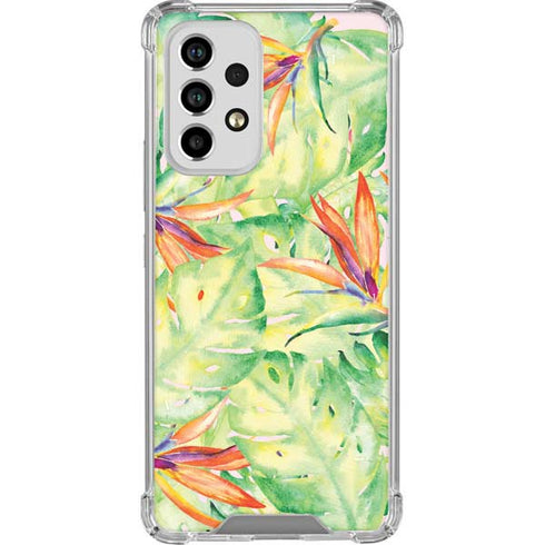 Floral Tropics Galaxy A53 5G Clear Case
