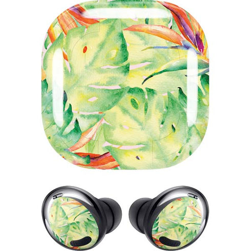 Floral Tropics Galaxy Buds Pro Skin