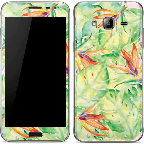 Floral Tropics Galaxy J3 Skin
