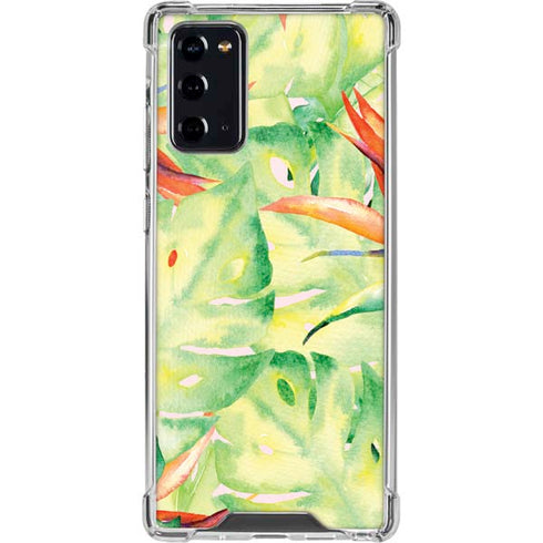 Floral Tropics Galaxy Note20 5G Clear Case