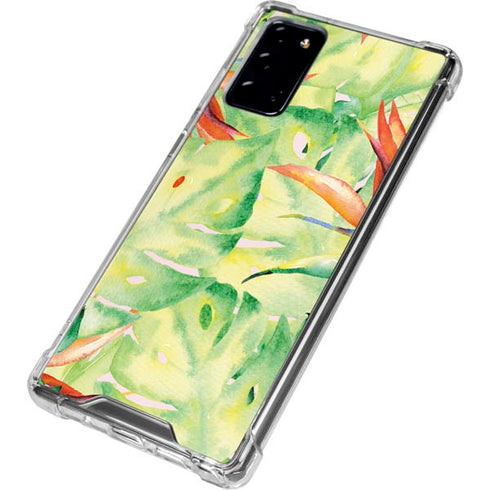 Floral Tropics Galaxy Note20 5G Clear Case