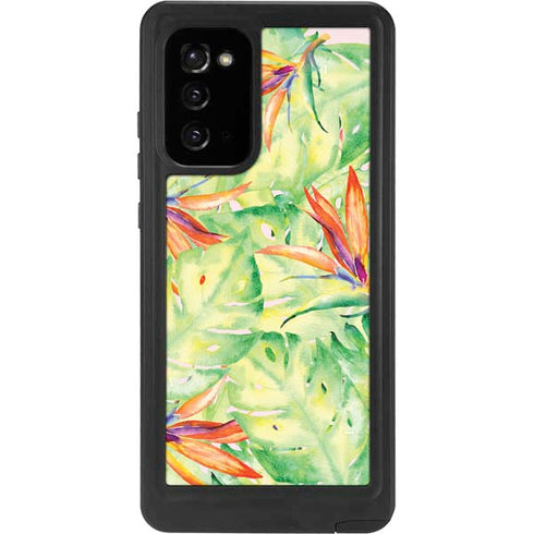 Floral Tropics Galaxy Note20 5G Waterproof Case