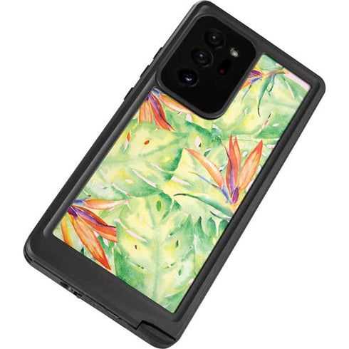 Floral Tropics Galaxy Note20 Ultra 5G Waterproof Case