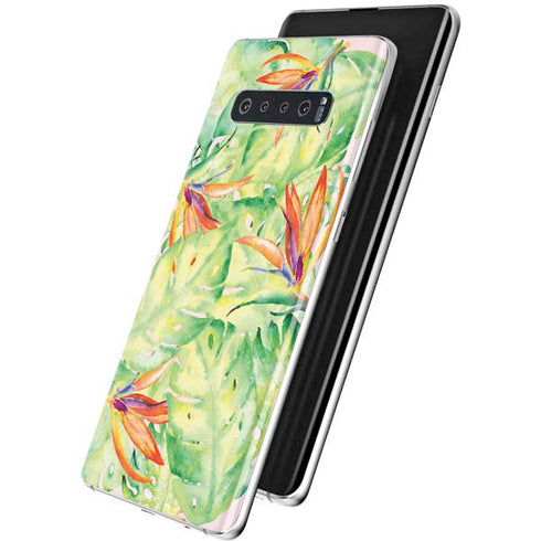 Floral Tropics Galaxy S10 Plus Skin