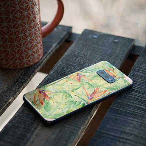 Floral Tropics Galaxy S10e Skin