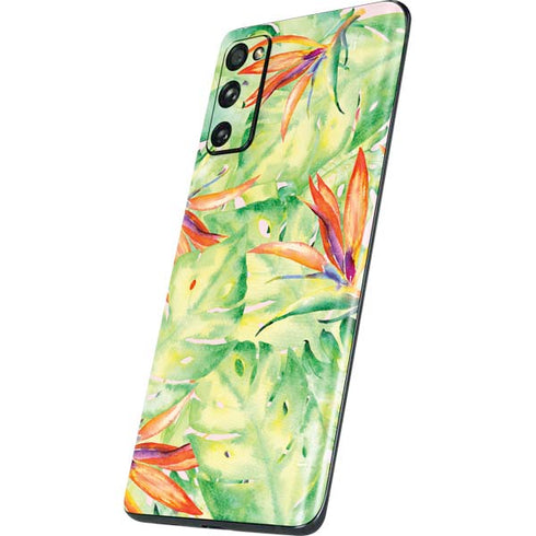 Floral Tropics Galaxy S20 Fan Edition Skin