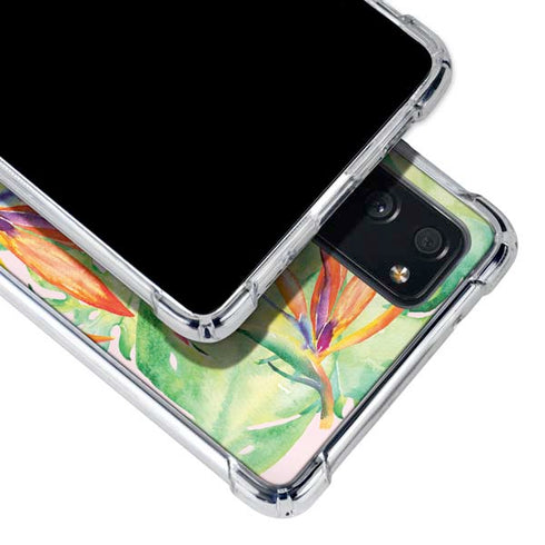 Floral Tropics Galaxy S20 FE Clear Case